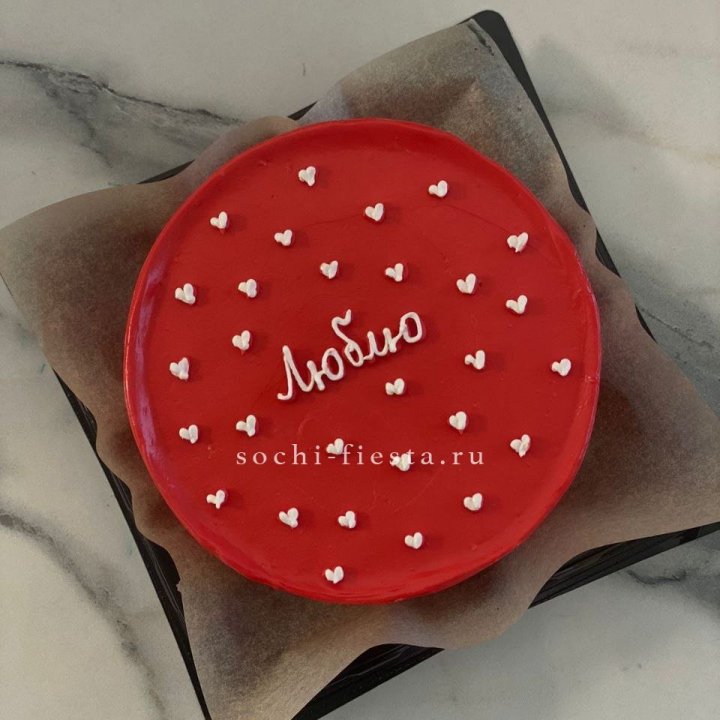 Бенто-торт "Люблю" в Москве