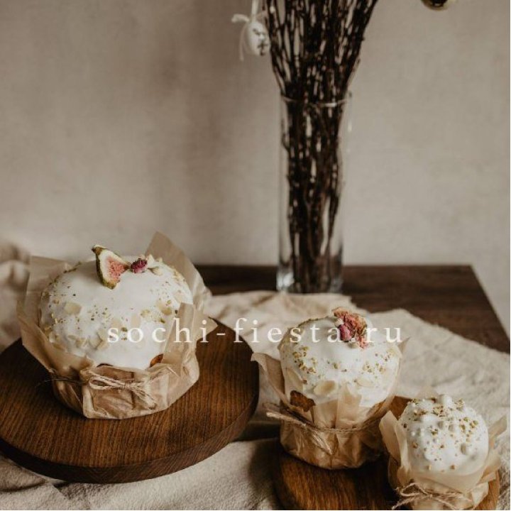 Кулич мини с изюмом в Москве