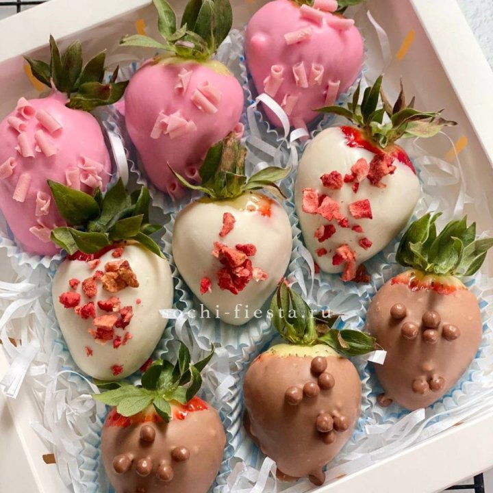 Клубника в шоколаде 9 ягод в Москве