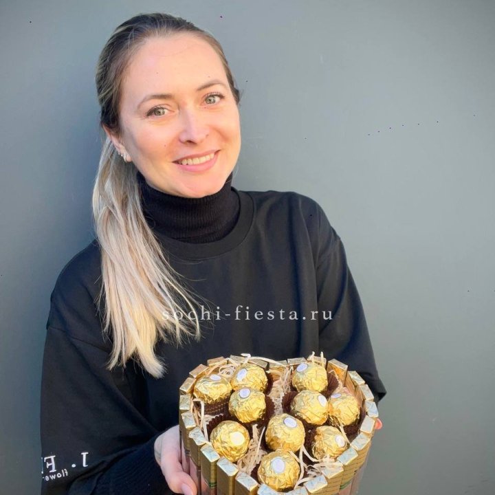 Шоколадный набор Сердце в Москве