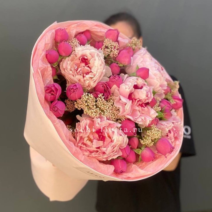  Букет с пионами "Преференс" в Москве