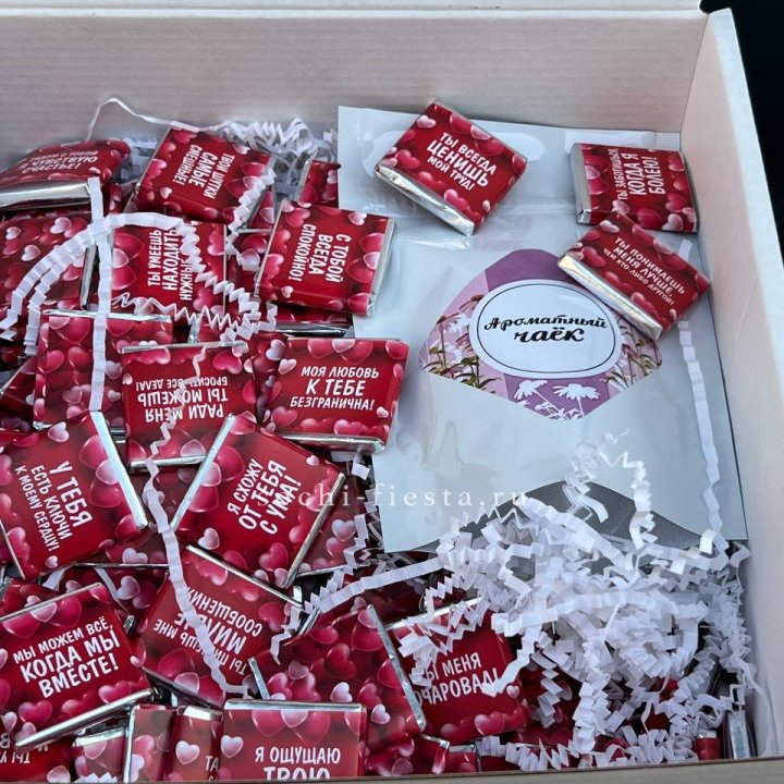 Набор Шоколад и Чай "101 причина любви" в Москве