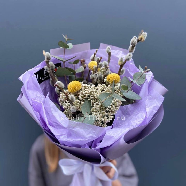 Букет с Вербой №1 в Москве
