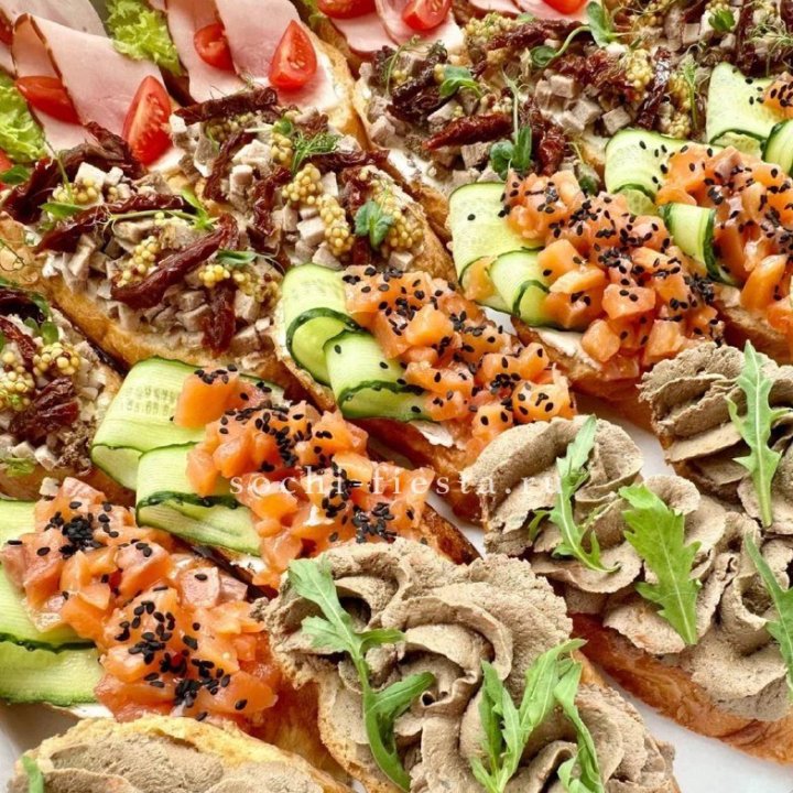 Брускетта "4 вкуса иксель" в Москве