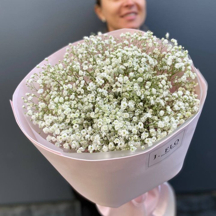 11 белых гипсофил в фоамиране в Москве