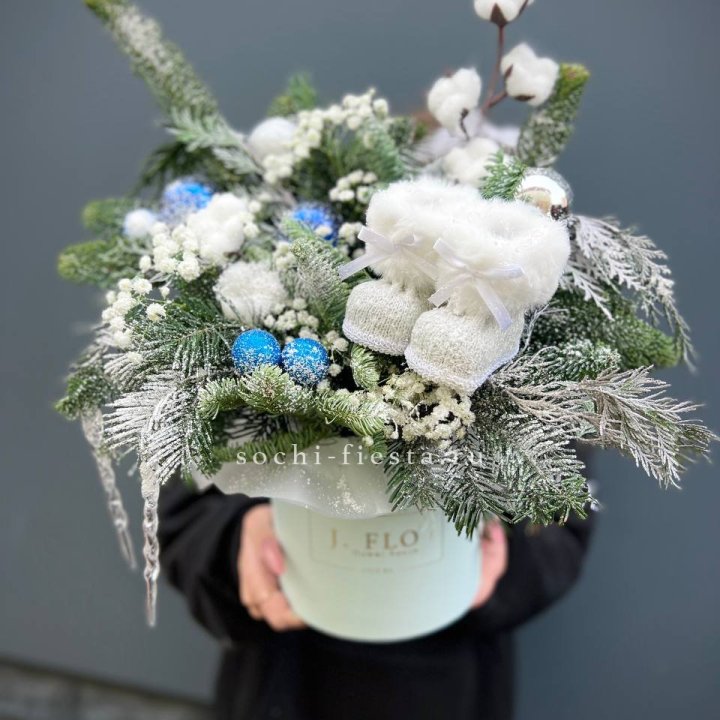 Новогодний бокс "Ботс блю" в Москве