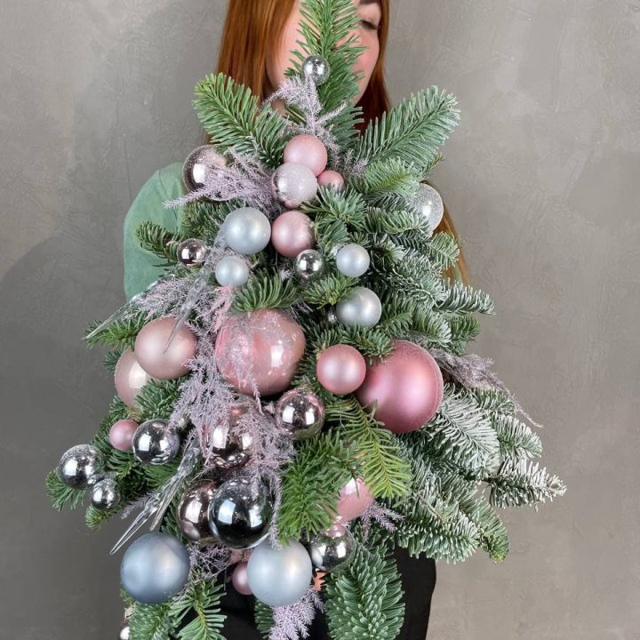 Новогодняя елочка "Розе голд" в Москве