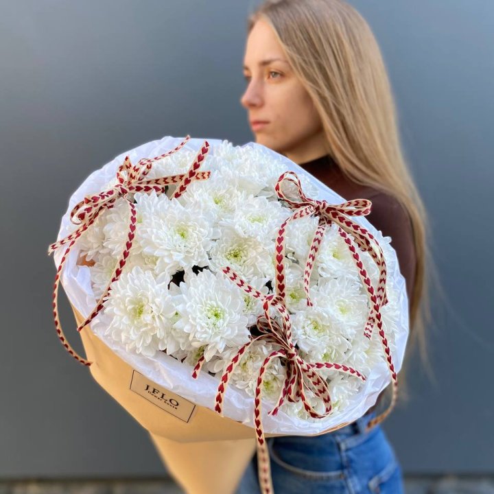 Букет "Хризантемы с любовью" в Москве