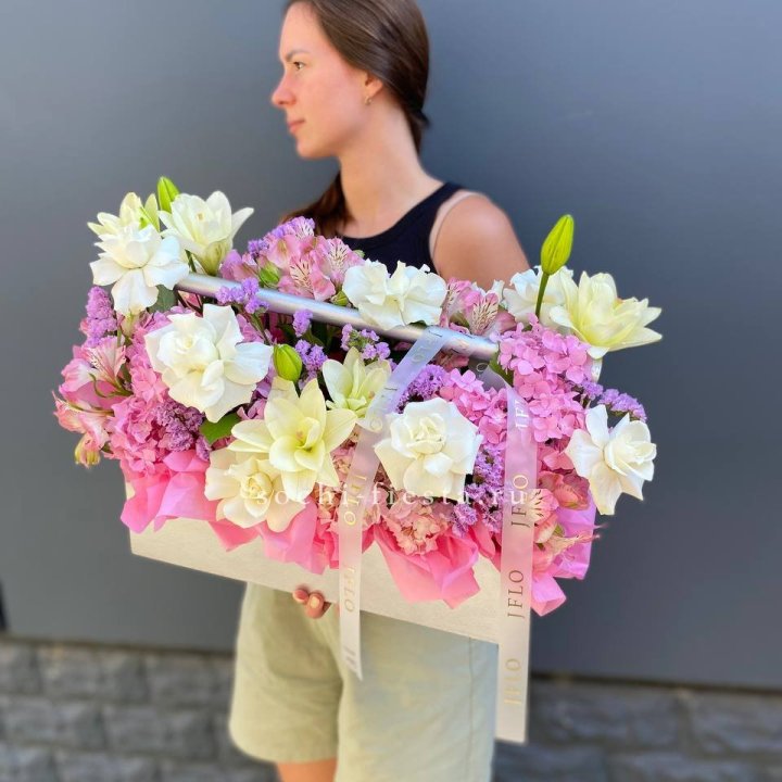 Большой бокс розовый в Москве