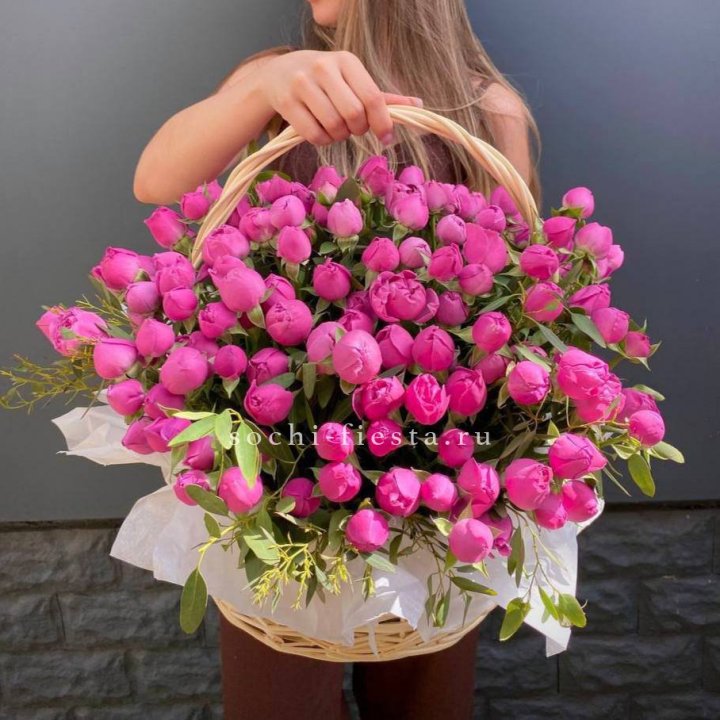 51 мисти баблс в корзине с доставкой в Москве