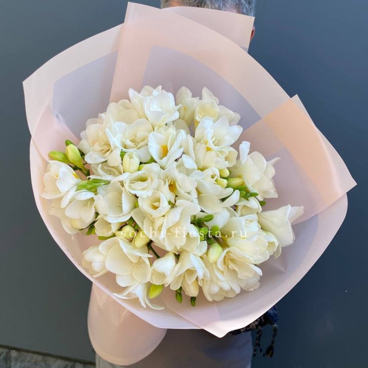 Букет белых фрезий  в Москве