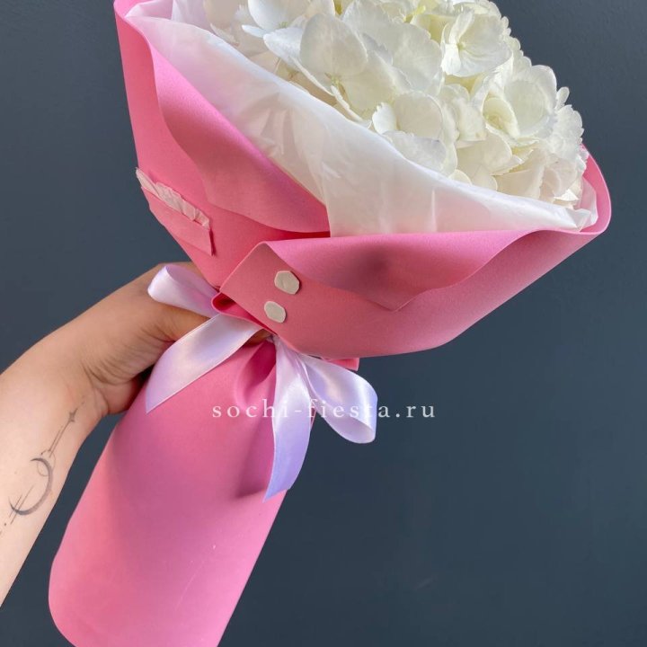 Гортензия в розовом пиджаке в Москве