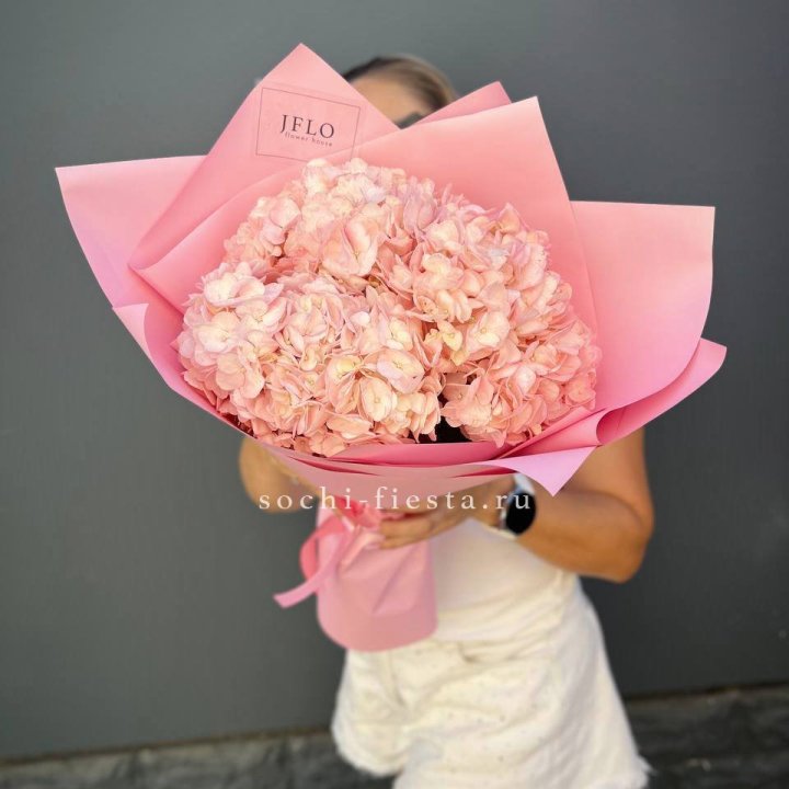 Букет гортензий "Крем" в Москве