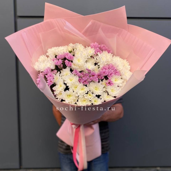  Букет хризантем- гигант  в Москве