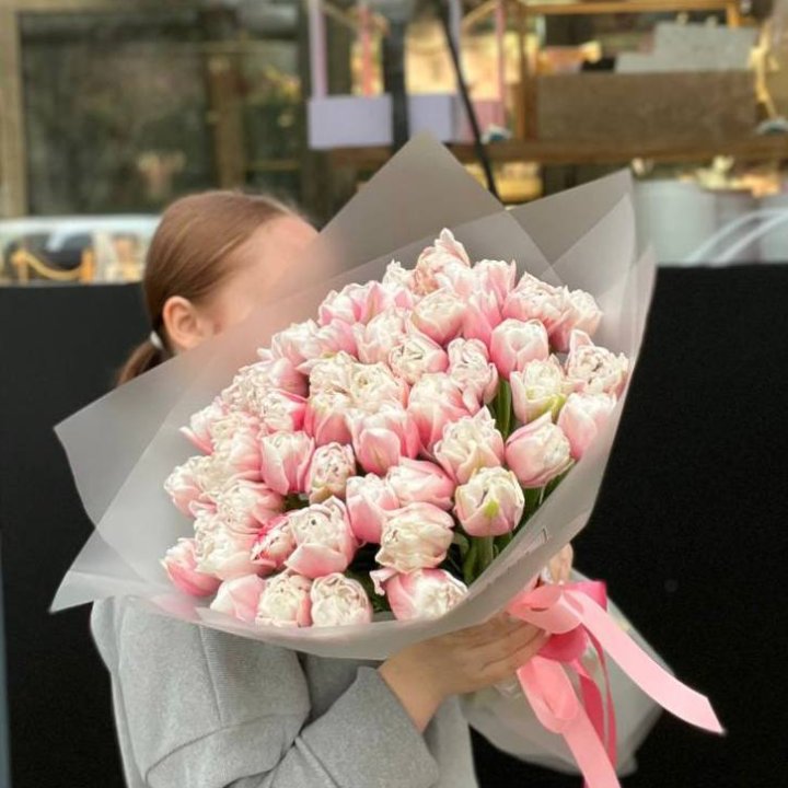 51 нежный тюльпан в Москве