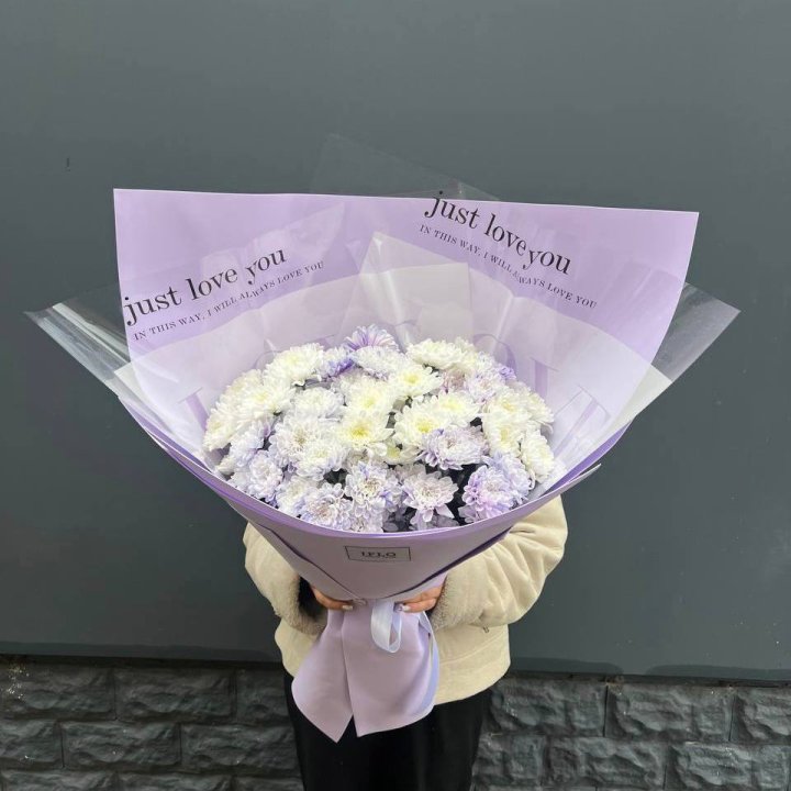 9 воздушных хризантем в Москве