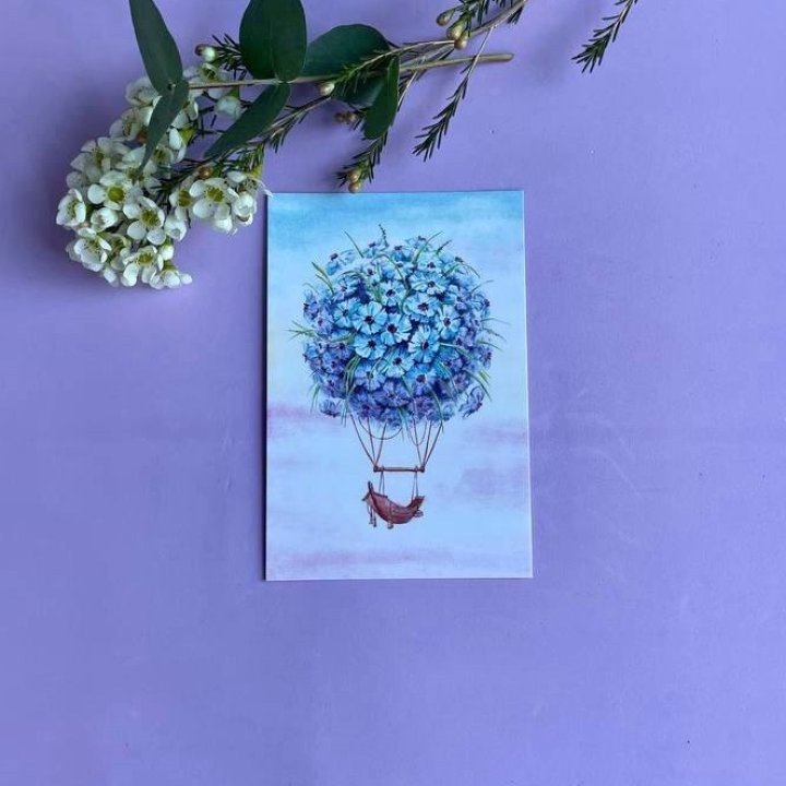 Открытка к букету "Флоростат" в Москве