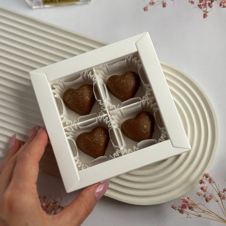 Бельгийский шоколад сердца в Москве