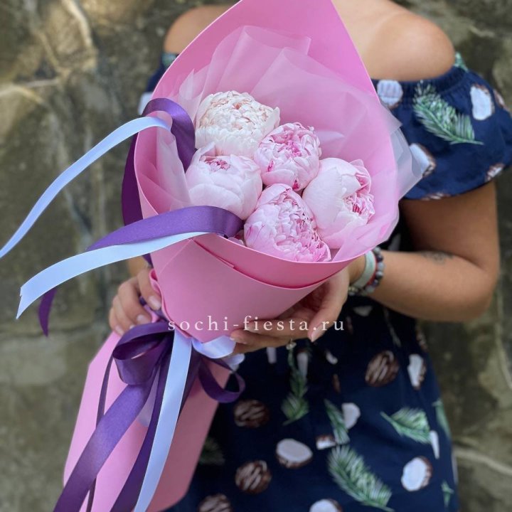 Букет пионов "НАЙ" в Москве