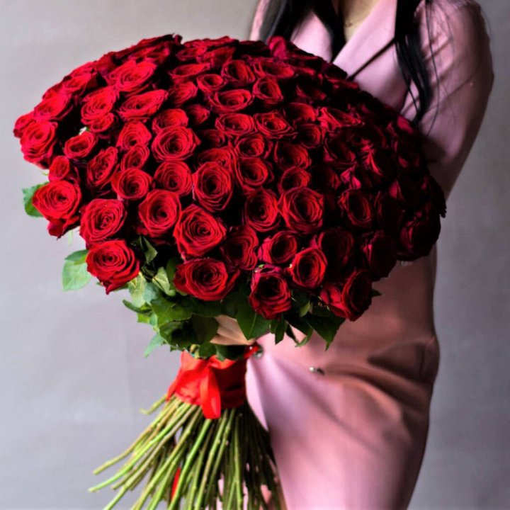 101 высокая роза в Москве