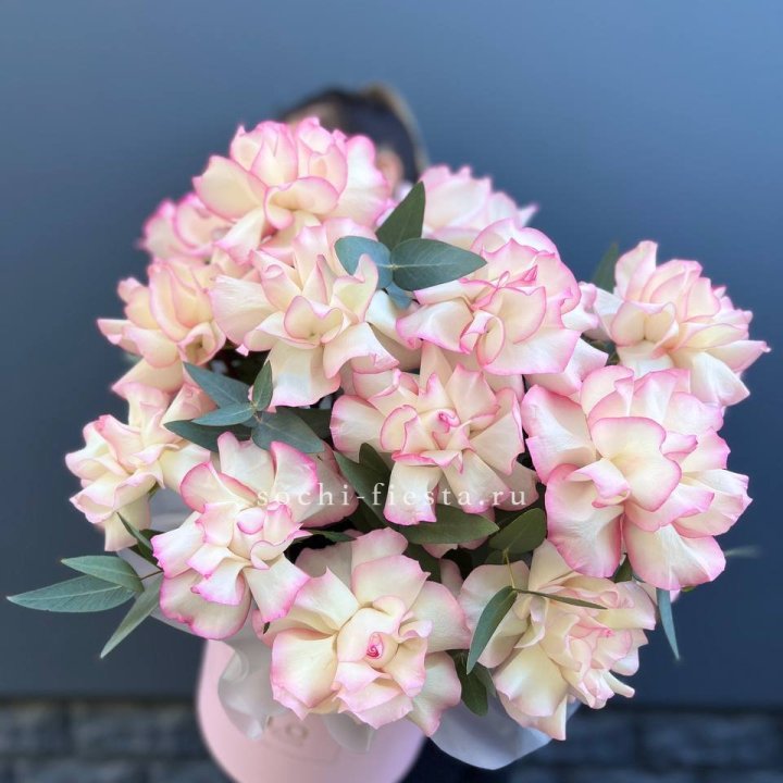 15 Французских роз Джумилия в боксе в Москве