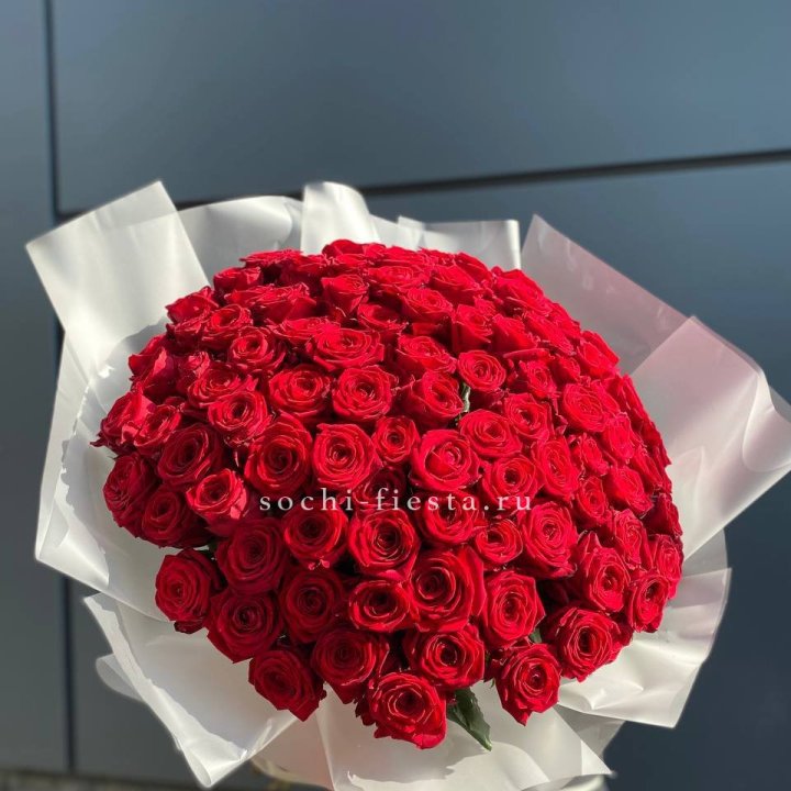 101 высокая роза в Москве