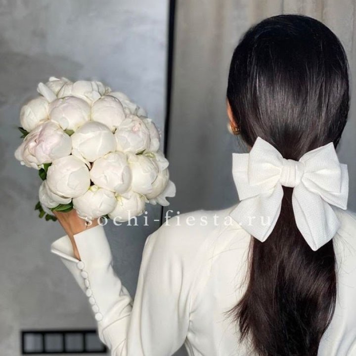 Свадебный букет пионов в Москве