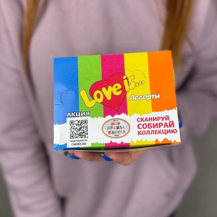 Жевательная резинка "Любовь это..." в Москве