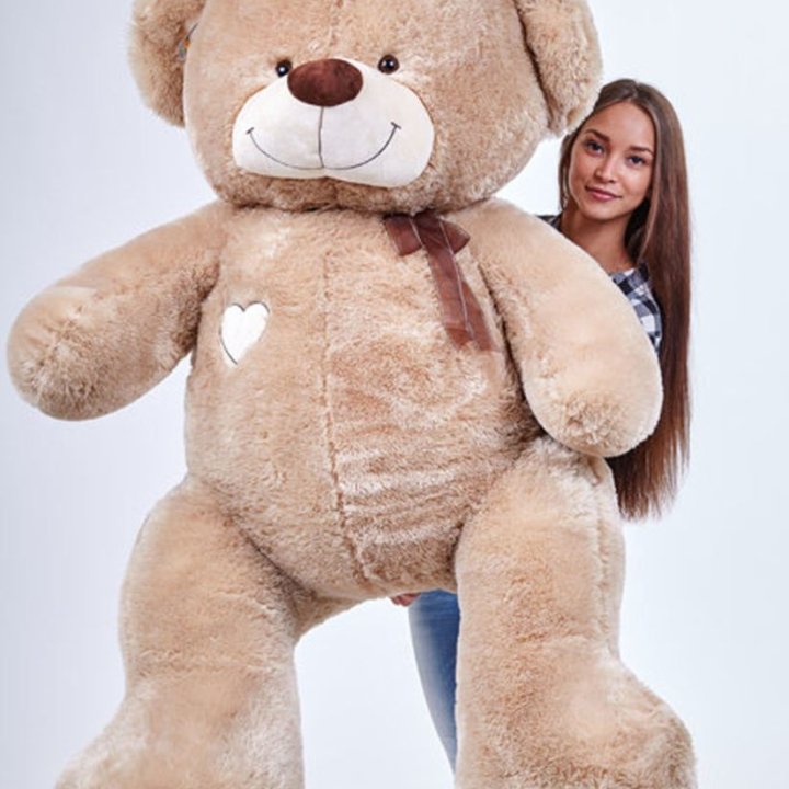 Бурый плюшевый мишка большой в Москве