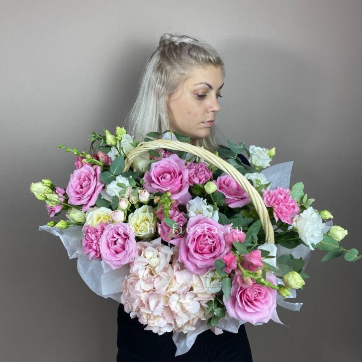 Цветочная корзина № 5 в Москве