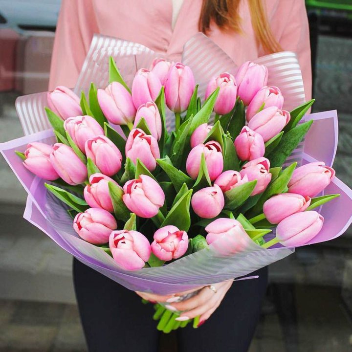 25 тюльпанов "Айс крем" в Москве